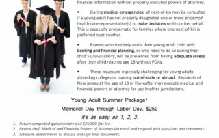 Medical and Financial Powers of Attorney for Young Adults
